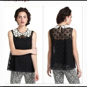 Anthropologie Eloise Lace Tank Top